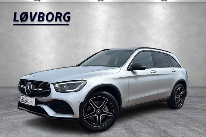 Sølv Mercedes GLC300 d fra 2019