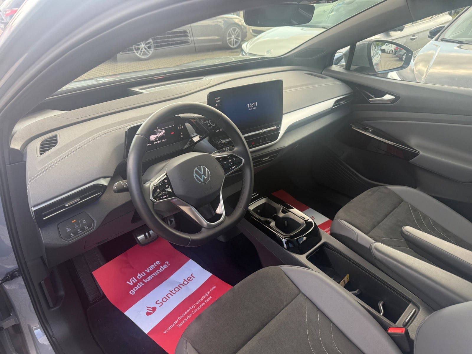 Grå VW ID.4 fra 2023