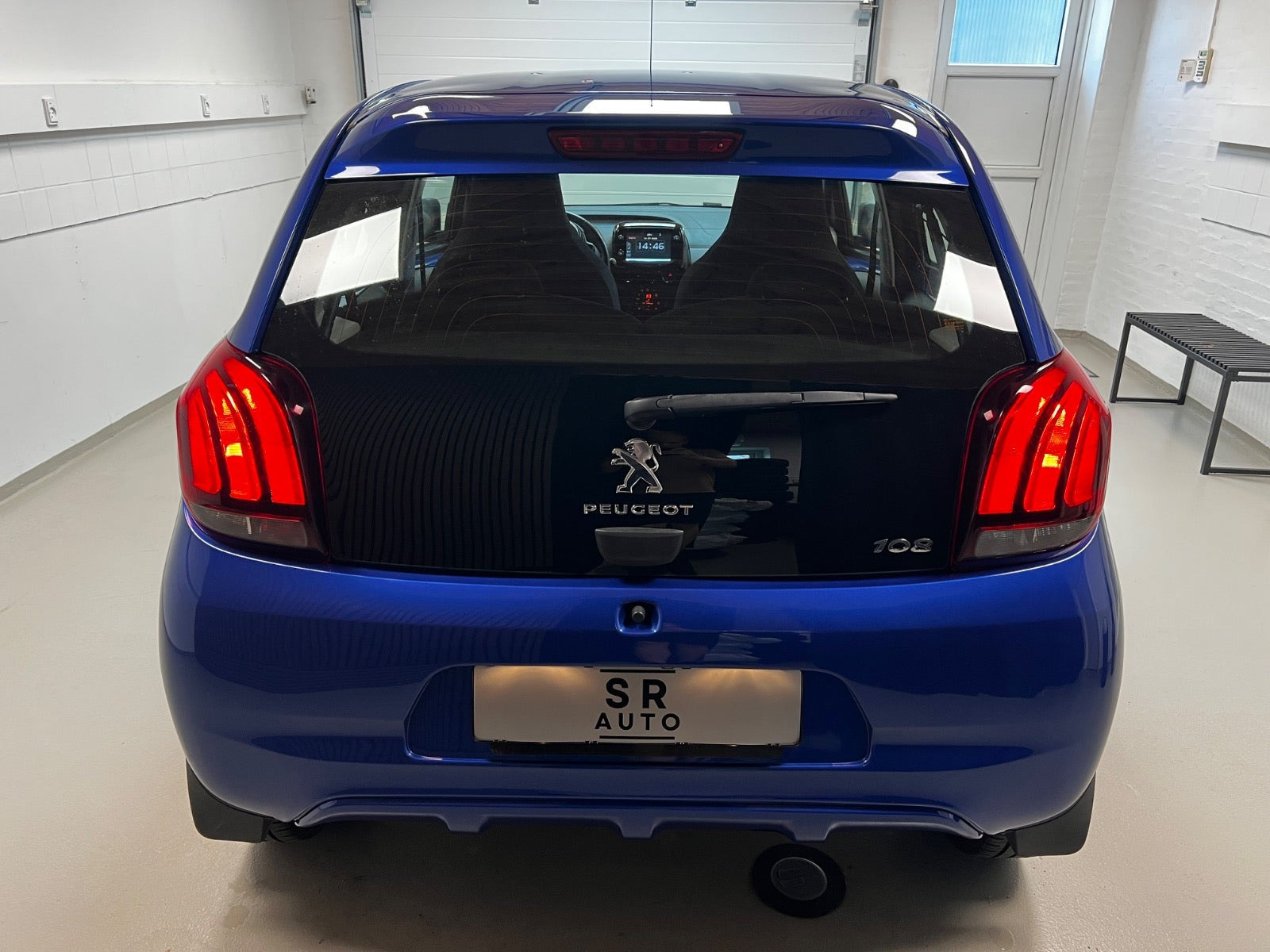 Blå Peugeot 108 fra 2020