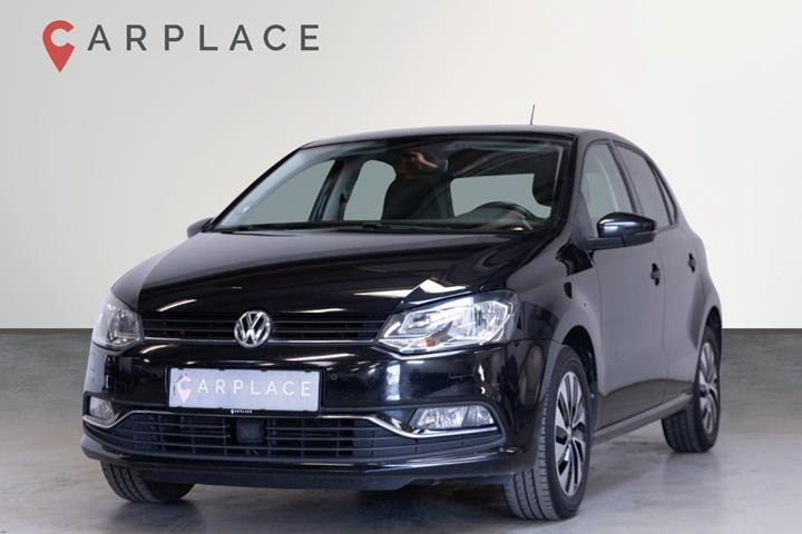 Sort VW Polo fra 2015 set udefra