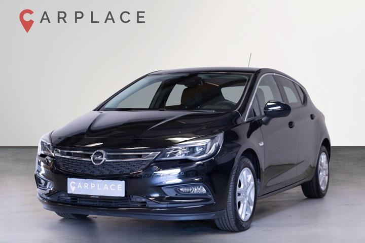Sort Opel Astra fra 2019 set udefra