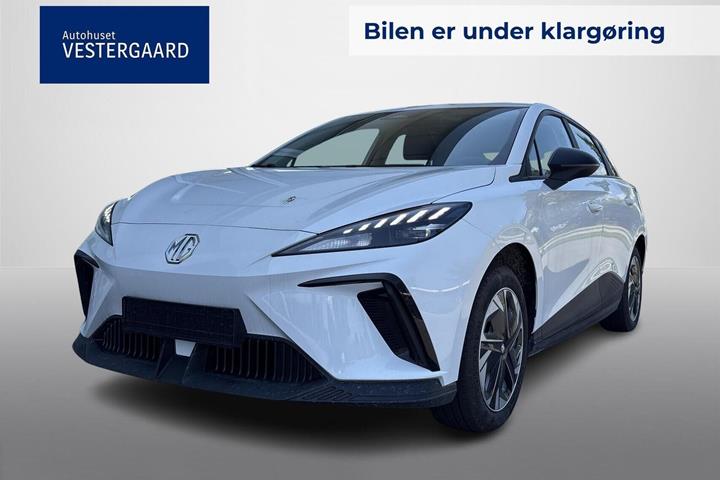 Hvid MG MG4 fra 2025 set udefra
