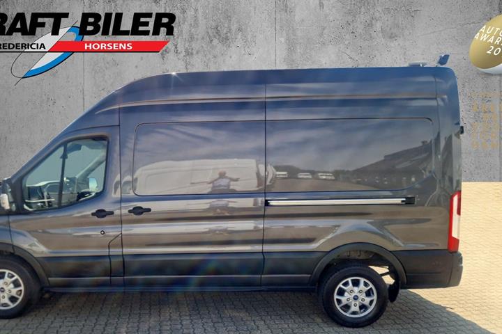 Grå Ford Transit 350 L3 Van fra 2021