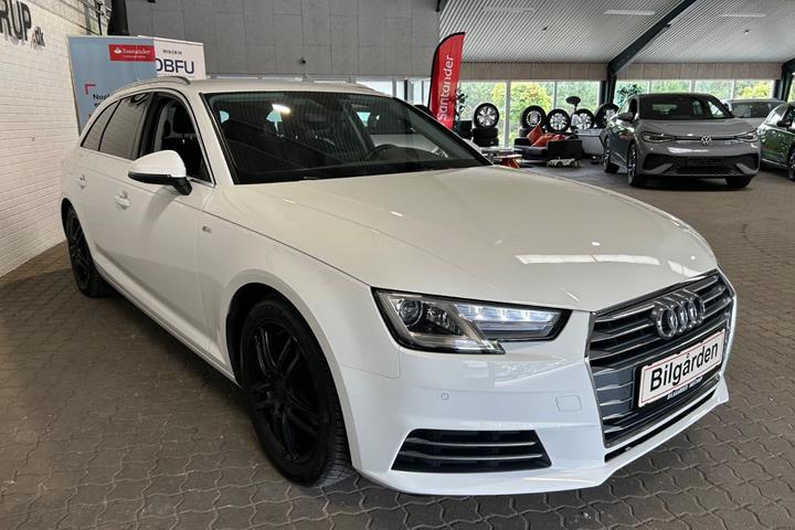 Hvid Audi A4 fra 2018