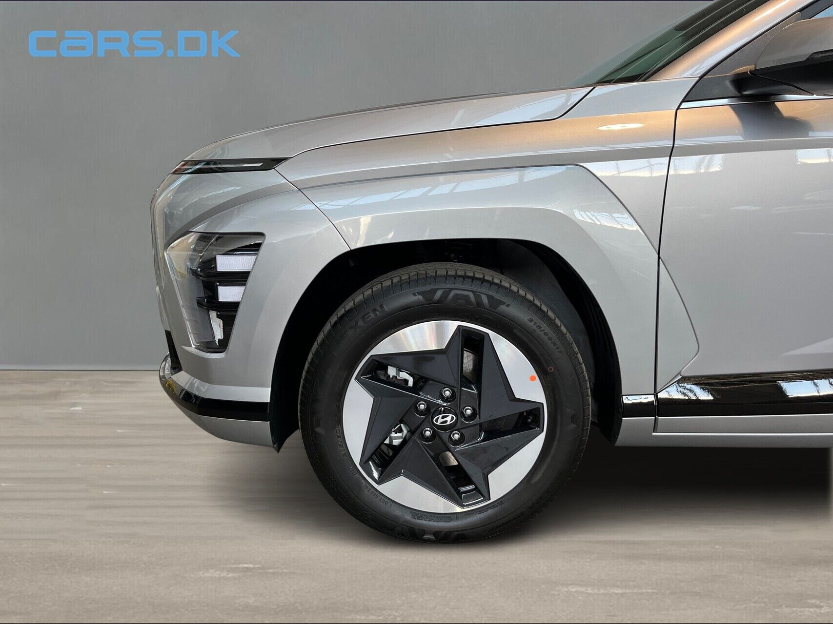 Sølv Hyundai Kona fra 2026