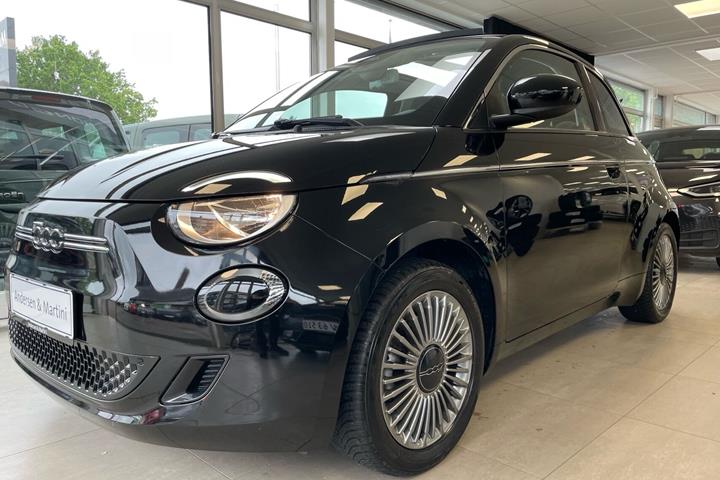 Sort Fiat 500e fra 2023
