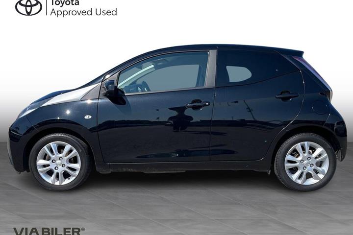 Grå Toyota Aygo fra 2018