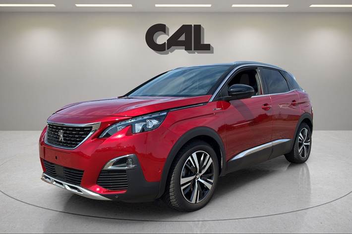 Rød Peugeot 3008 fra 2020