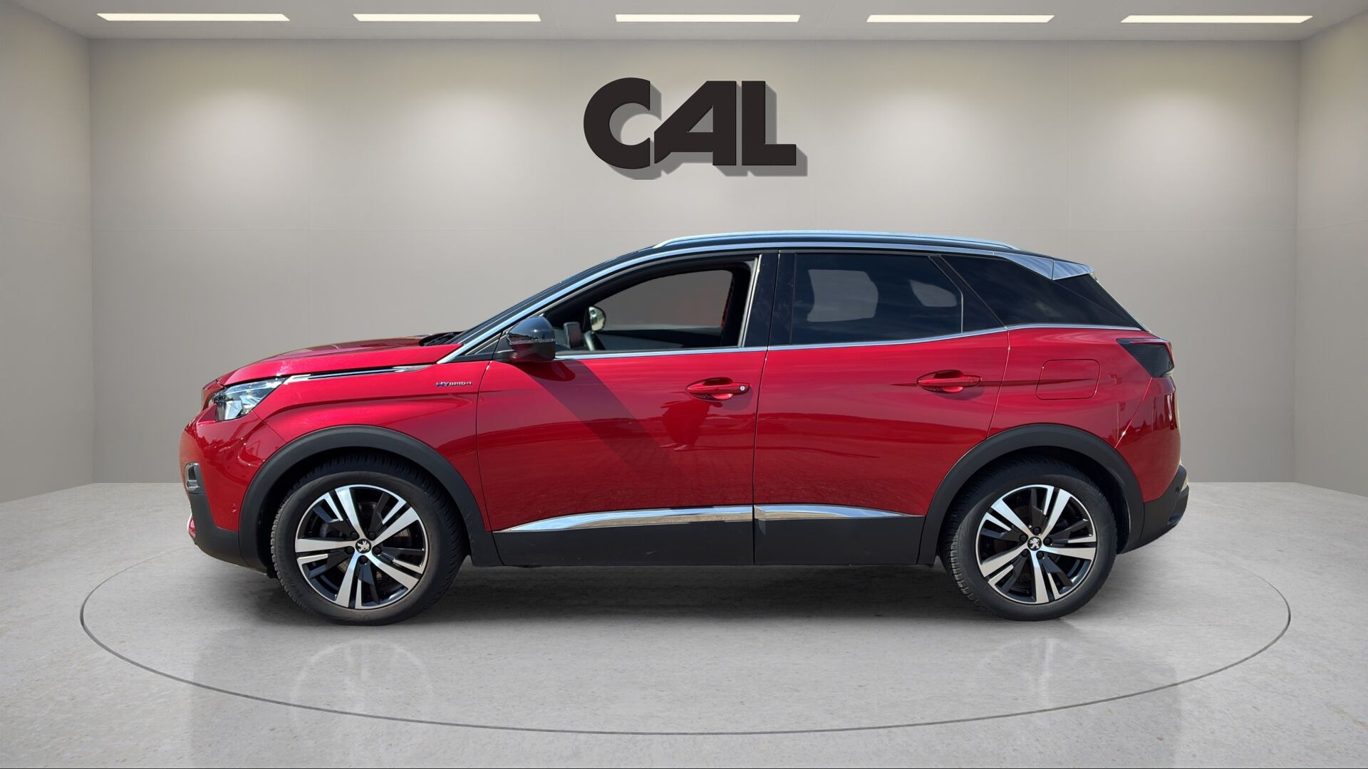 Rød Peugeot 3008 fra 2020