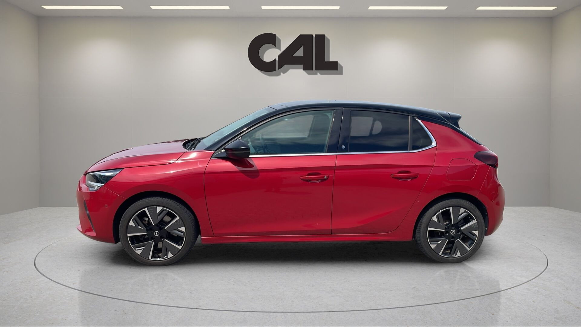 Rød Opel Corsa-e fra 2021