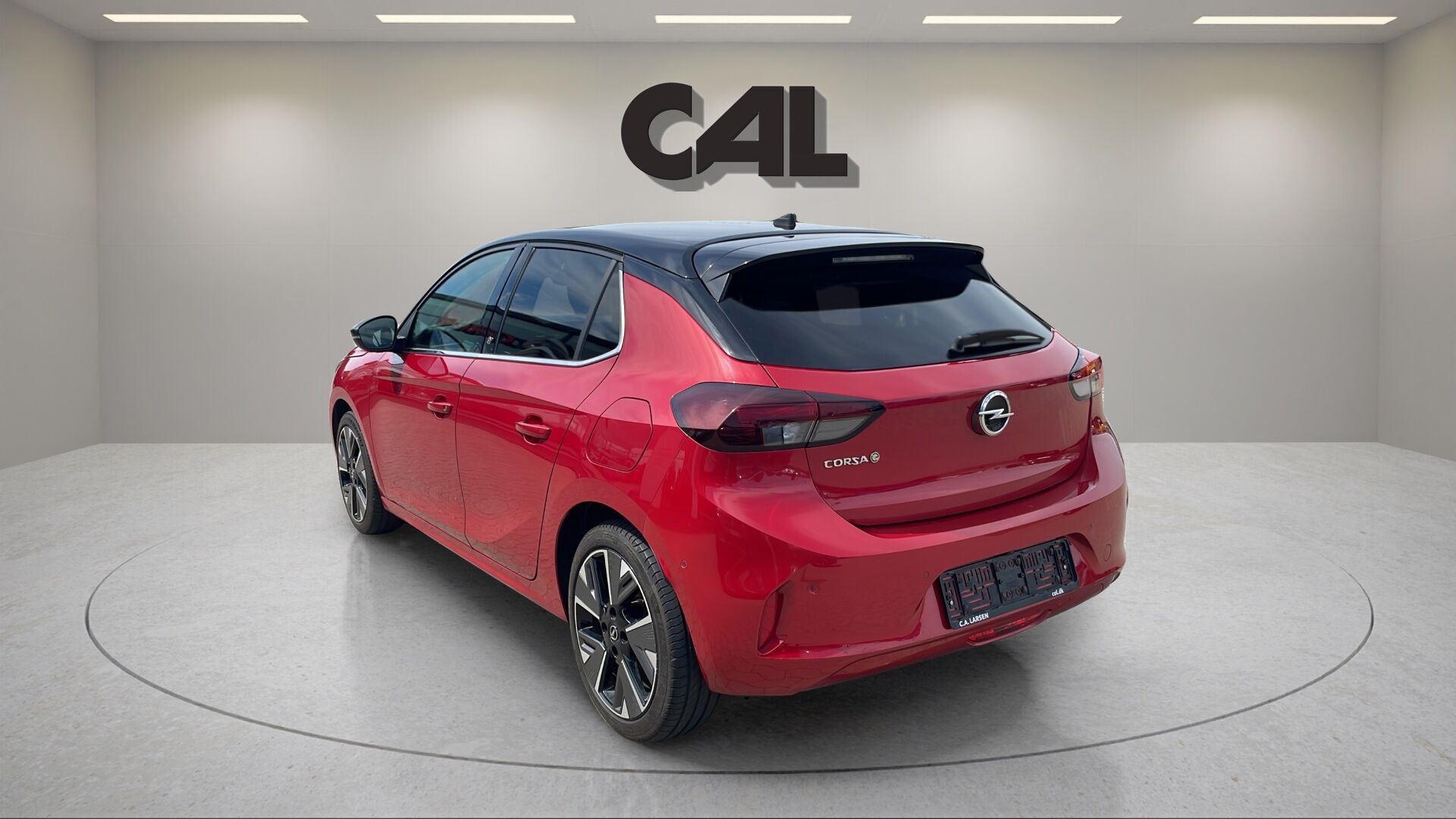 Rød Opel Corsa-e fra 2021