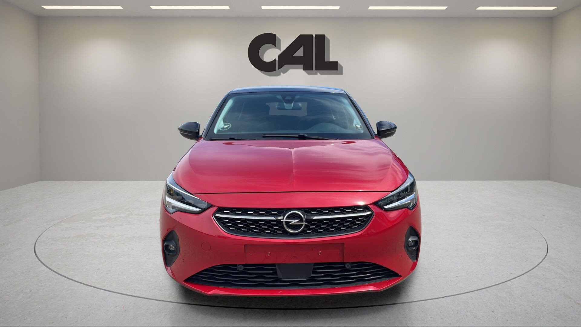 Rød Opel Corsa-e fra 2021