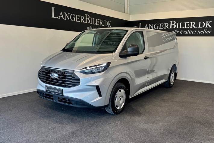 Sølv Ford Transit Custom 300 L2 fra 2024
