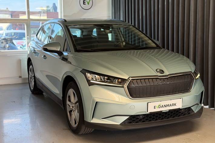 Turquoise Skoda Enyaq fra 2022