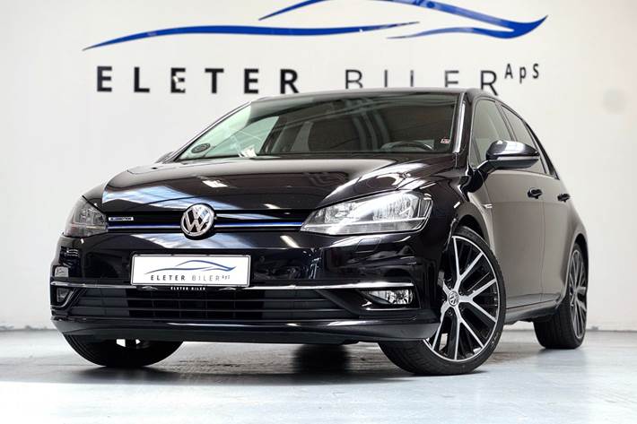 Sort VW Golf VII fra 2018