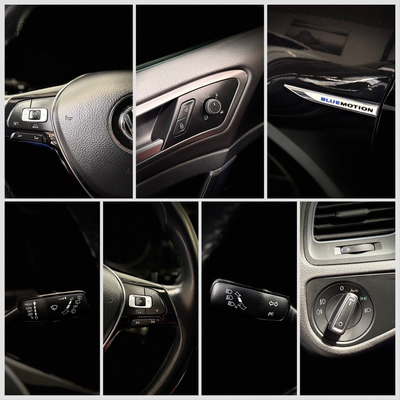 Sort VW Golf VII fra 2018