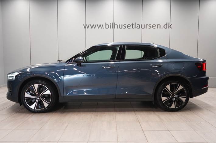 Blå Polestar 2 fra 2023