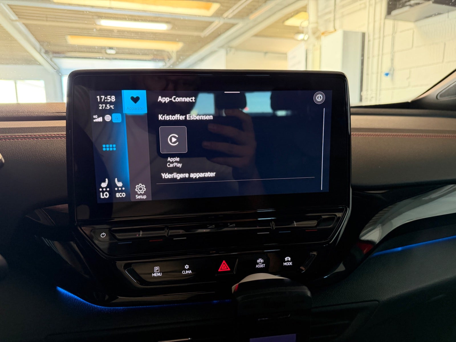 Rød VW ID.4 fra 2023