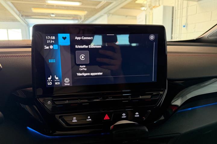 Rød VW ID.4 fra 2023