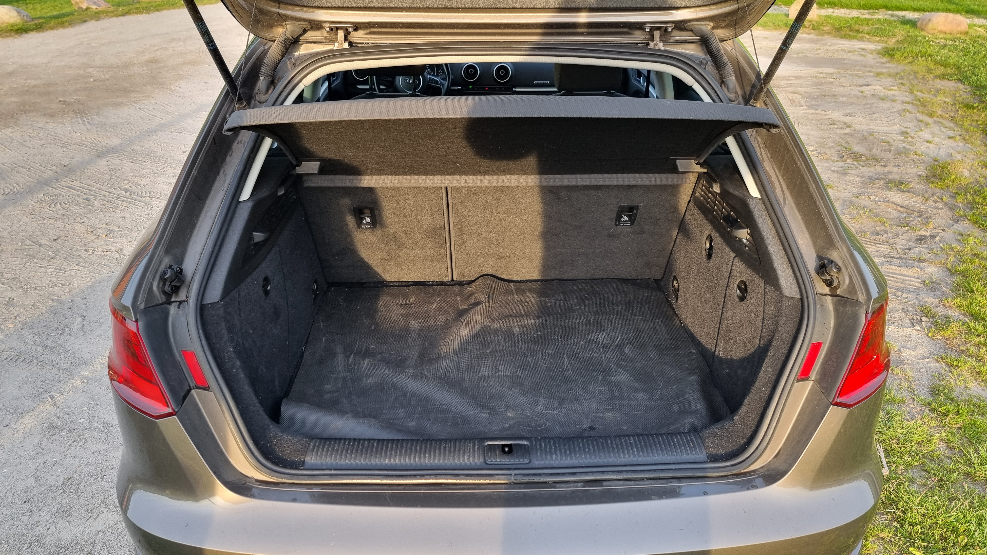 Grå Audi A3 Sportback fra 2015