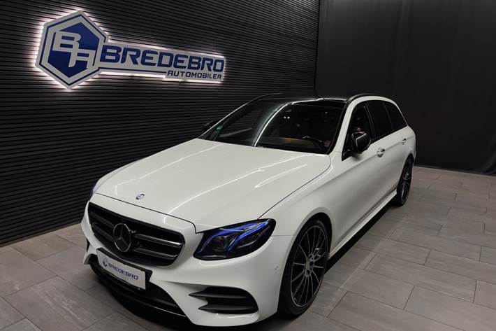 Hvid Mercedes E220 d fra 2016