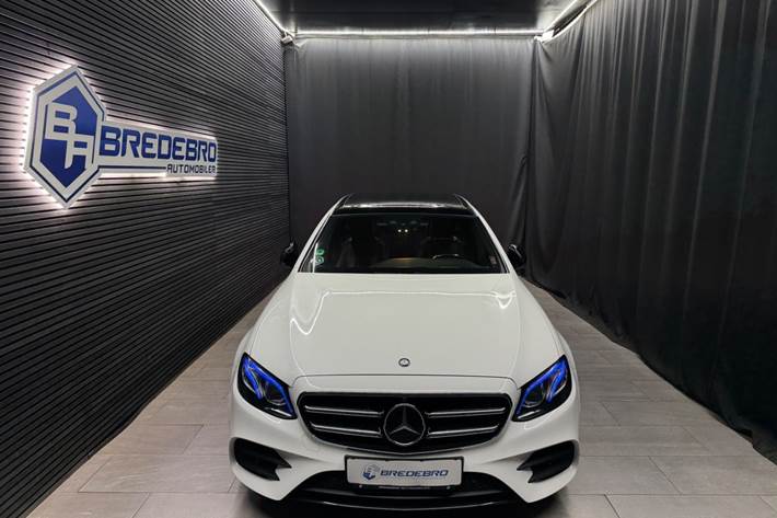 Hvid Mercedes E220 d fra 2016