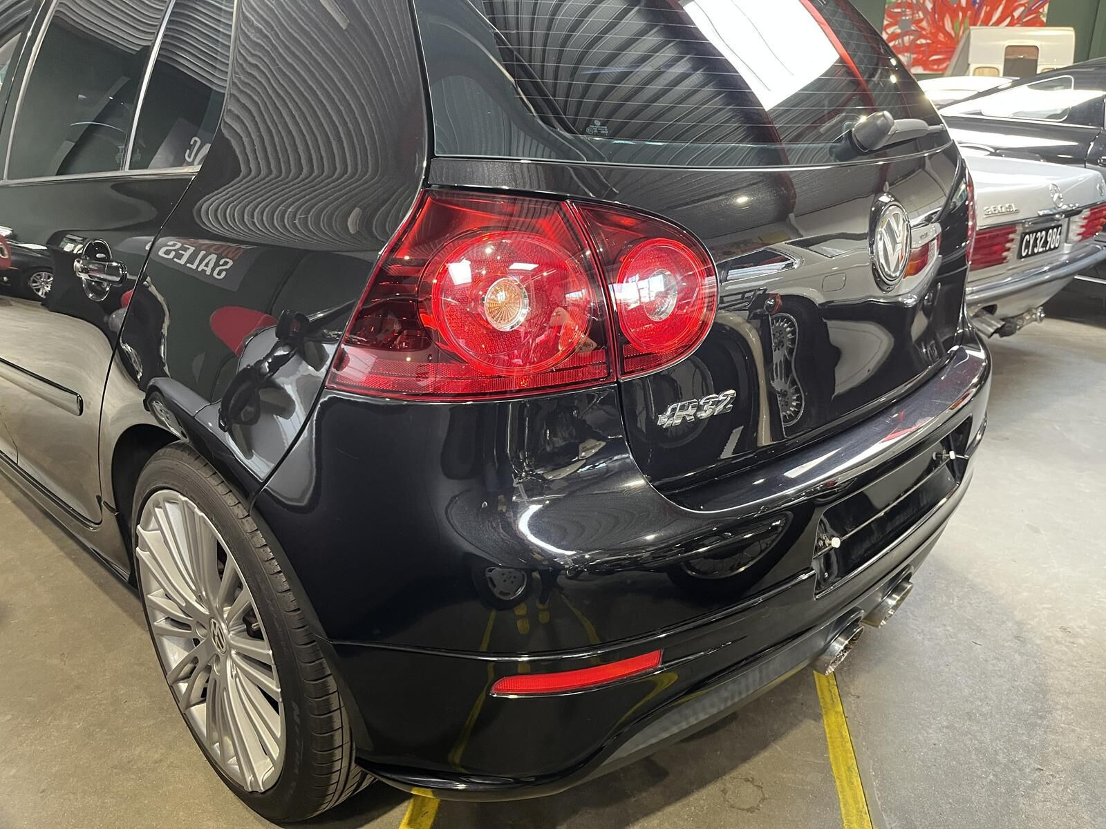 Sort VW Golf fra 2007