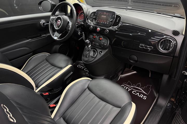 Sort Fiat 500 fra 2018