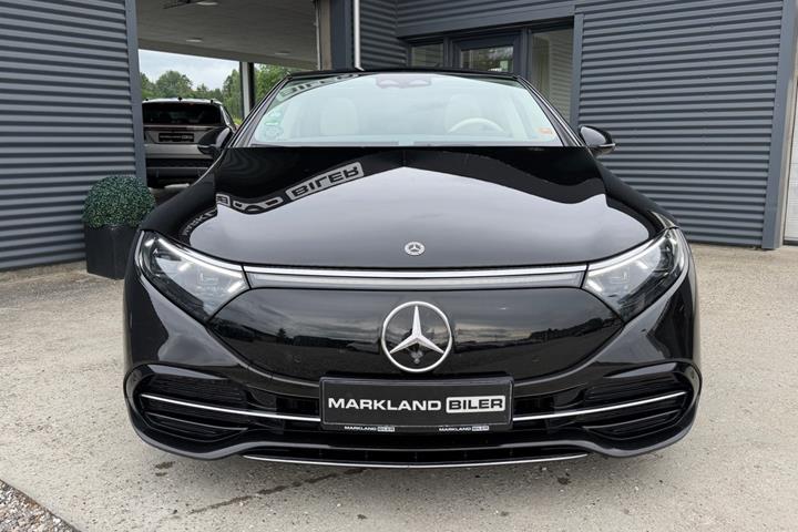 Sort Mercedes EQS450+ fra 2022