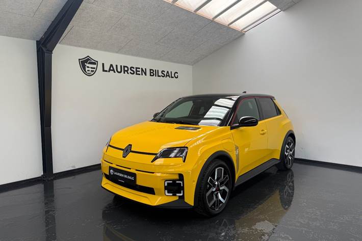Gul Renault 5 E-Tech fra 2025