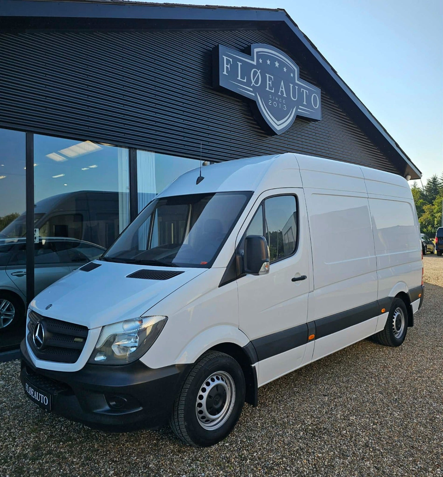 Hvid Mercedes Sprinter 316 fra 2014