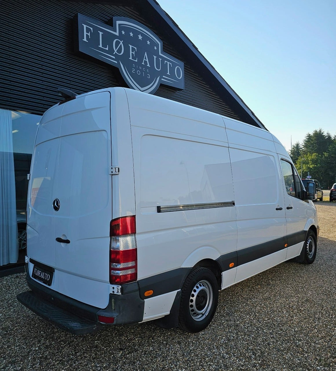 Hvid Mercedes Sprinter 316 fra 2014