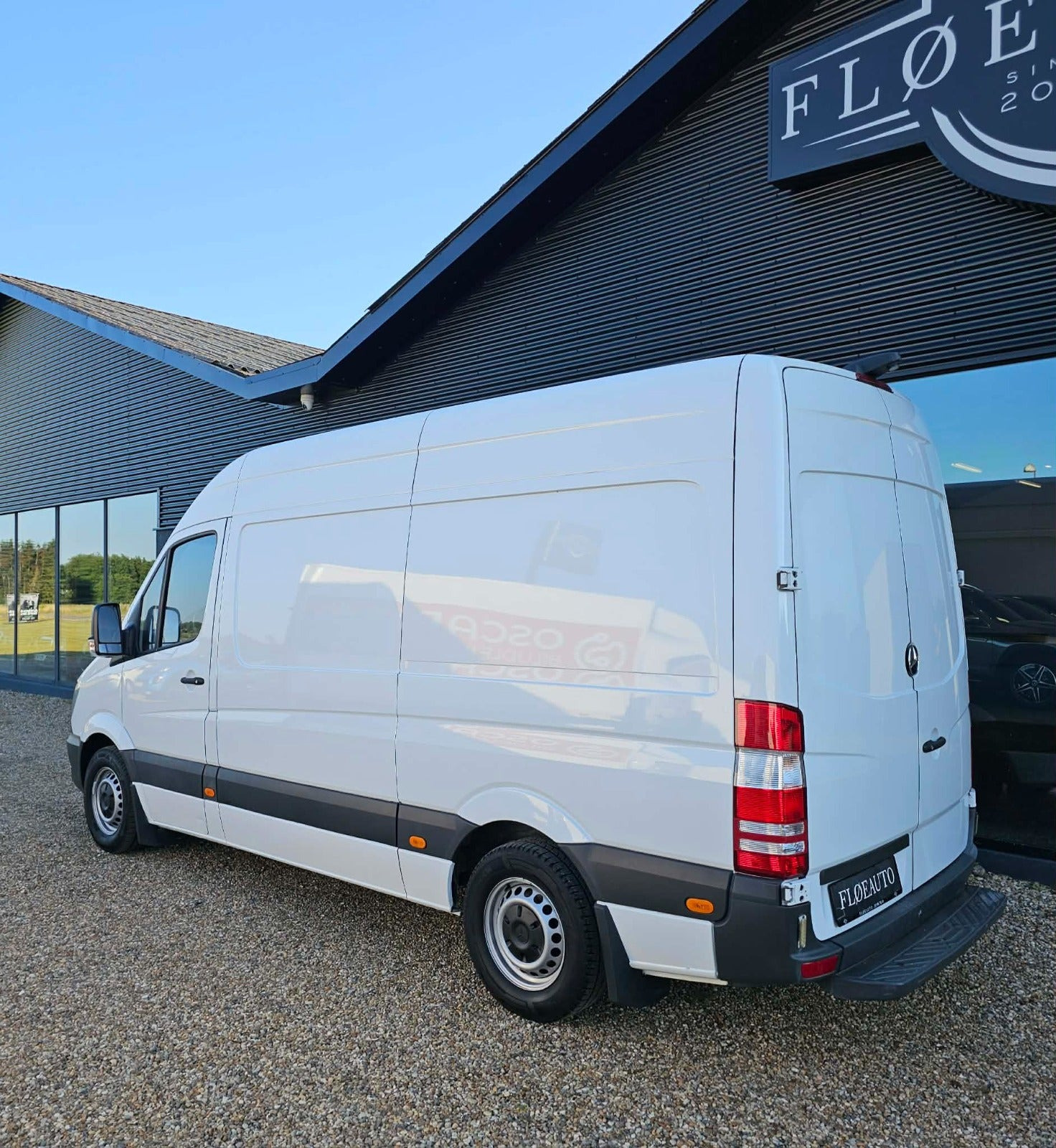 Hvid Mercedes Sprinter 316 fra 2014