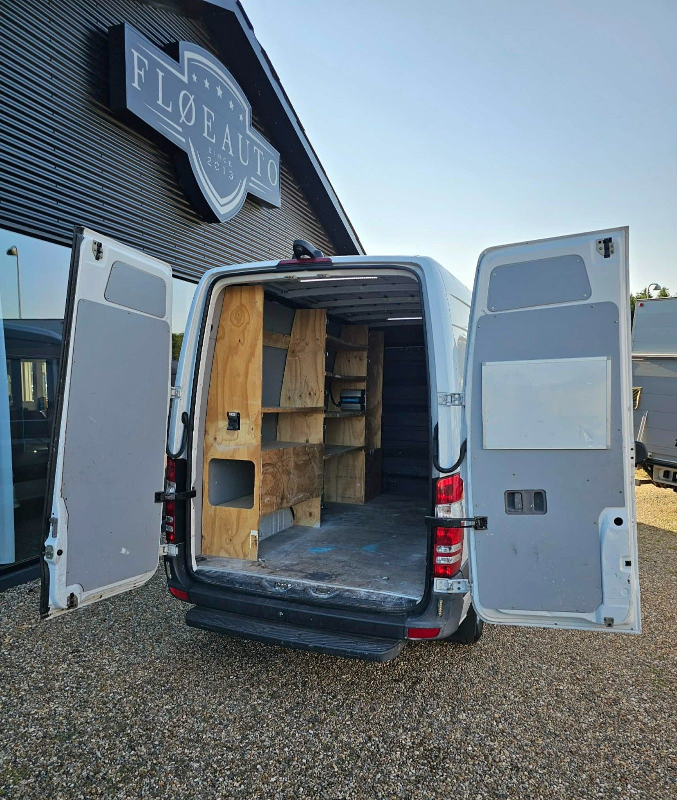 Hvid Mercedes Sprinter 316 fra 2014