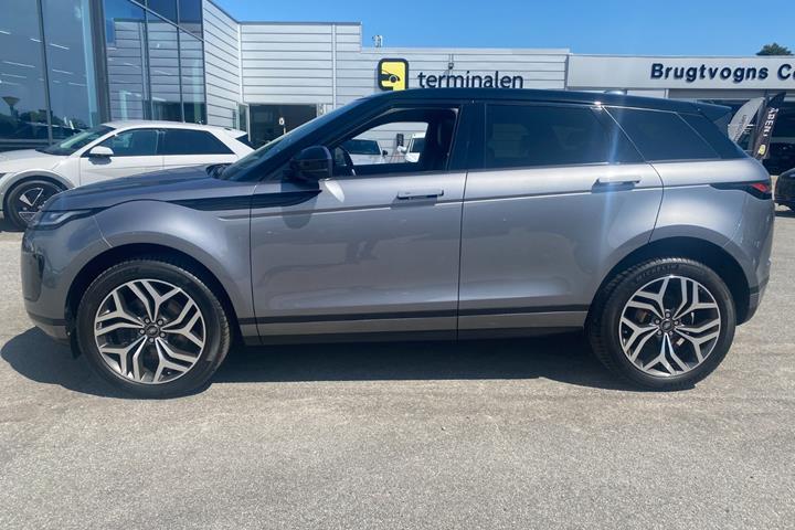 Grå Land Rover Range Rover evoque fra 2019
