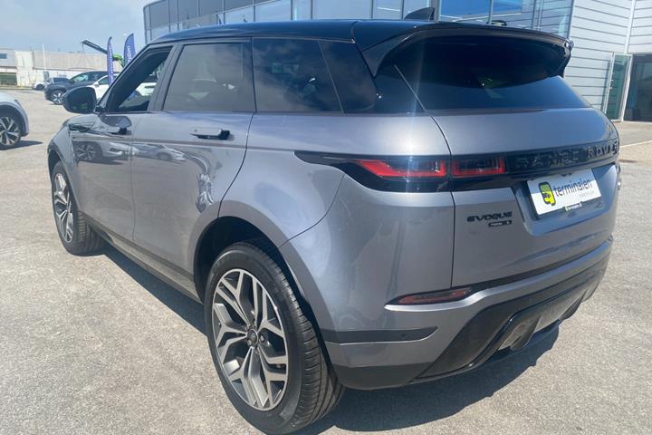 Grå Land Rover Range Rover evoque fra 2019