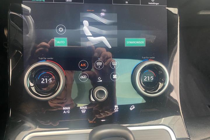 Grå Land Rover Range Rover evoque fra 2019