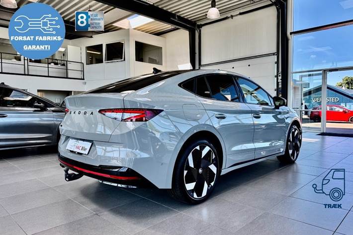 Grå Skoda Enyaq fra 2026