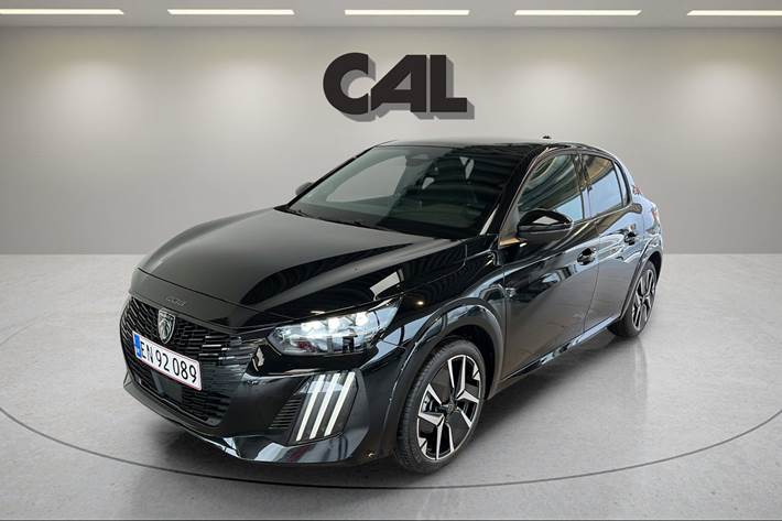 Sort Peugeot e-208 fra 2026