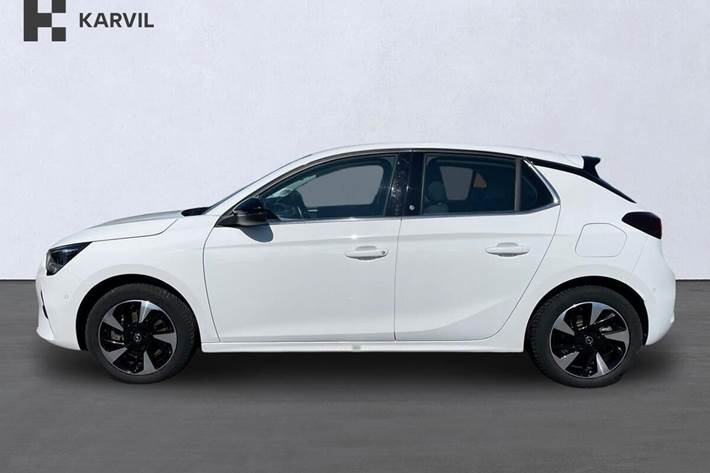 Hvid Opel Corsa-e fra 2023