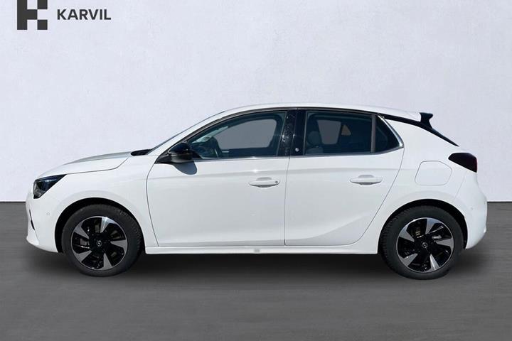 Hvid Opel Corsa-e fra 2023