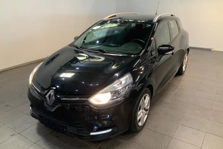 Sort Renault Clio IV fra 2016 set udefra
