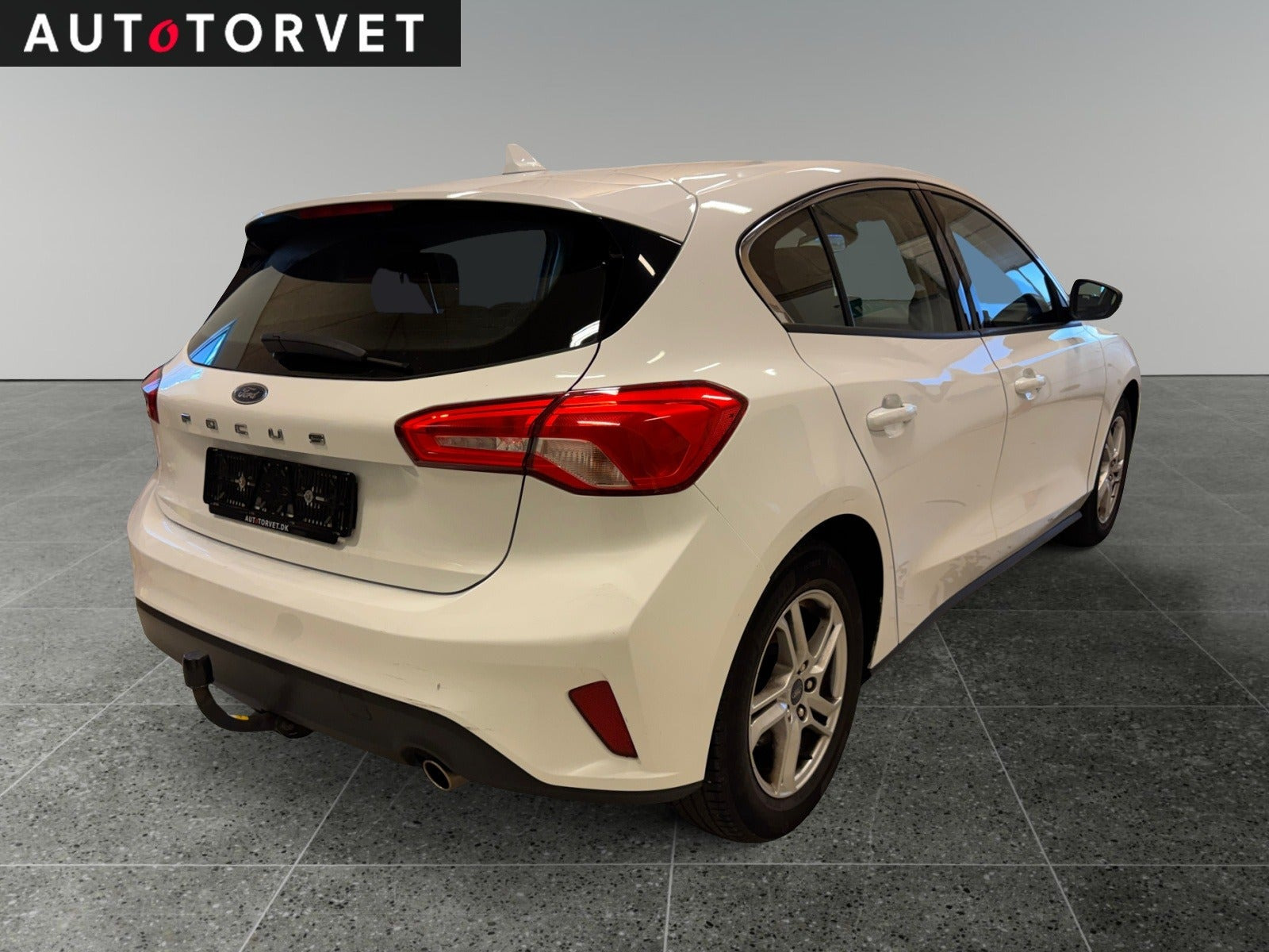 Hvid Ford Focus fra 2019