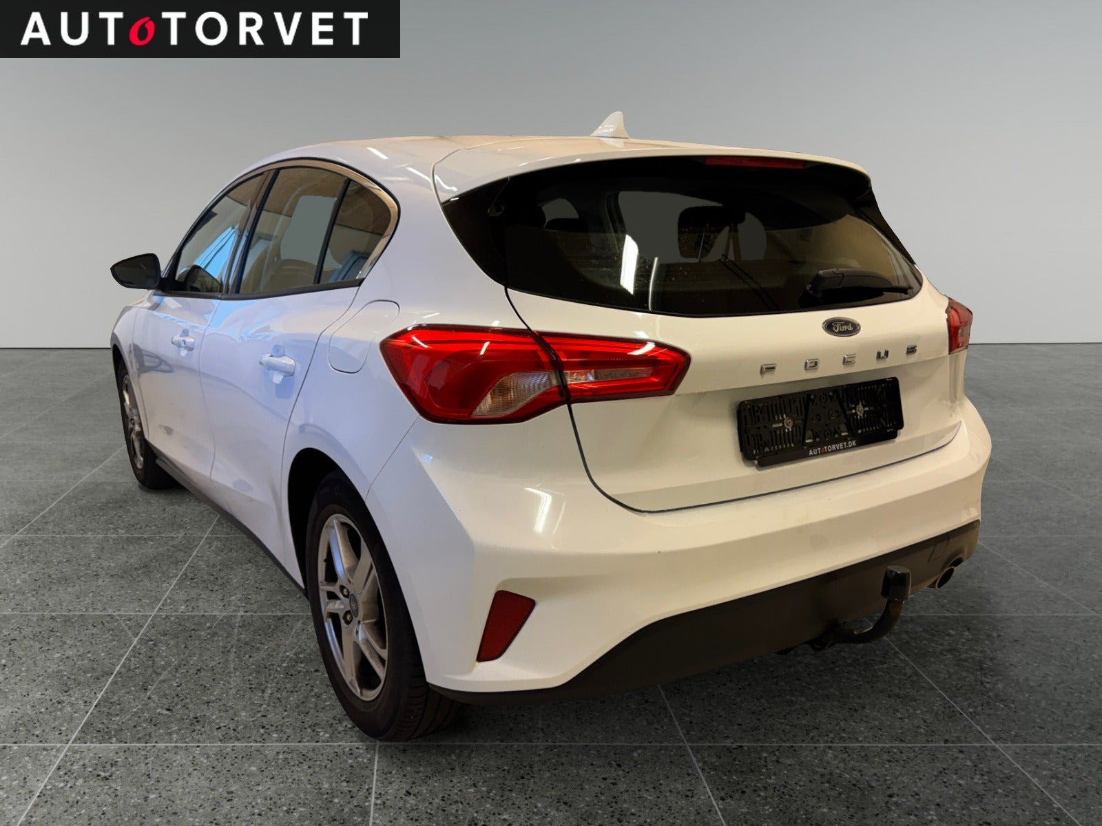 Hvid Ford Focus fra 2019
