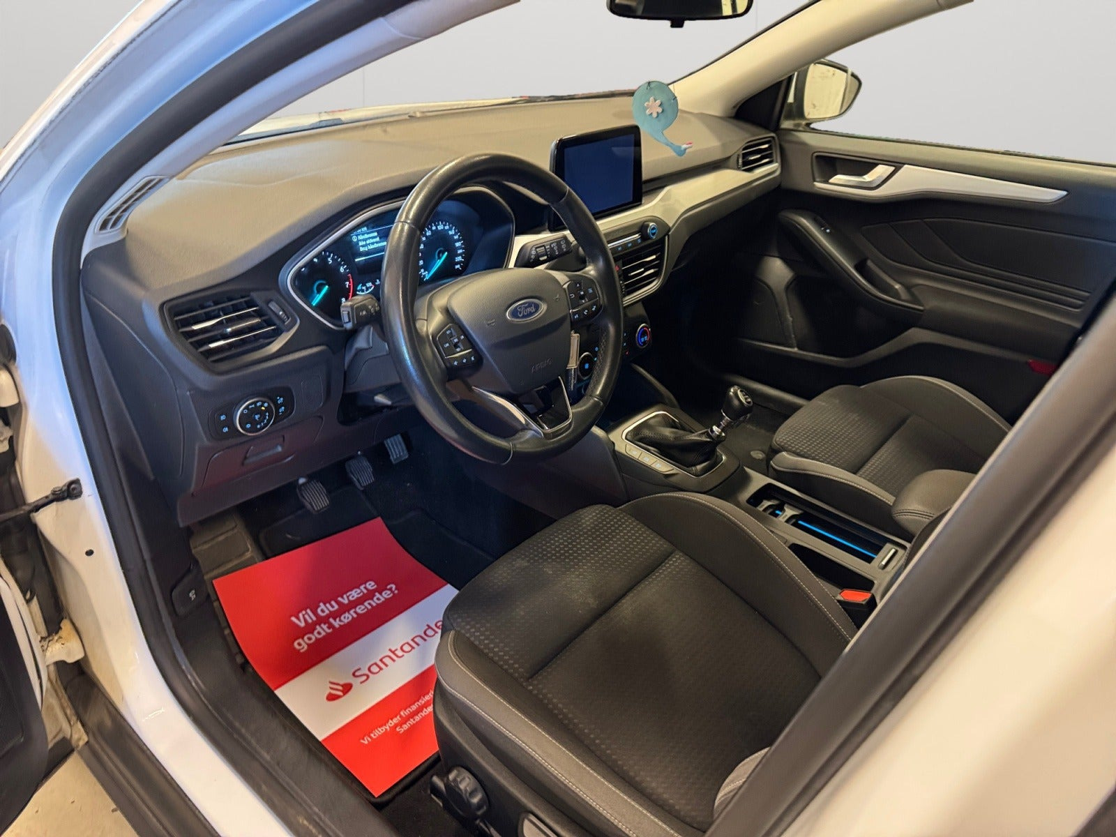 Hvid Ford Focus fra 2019