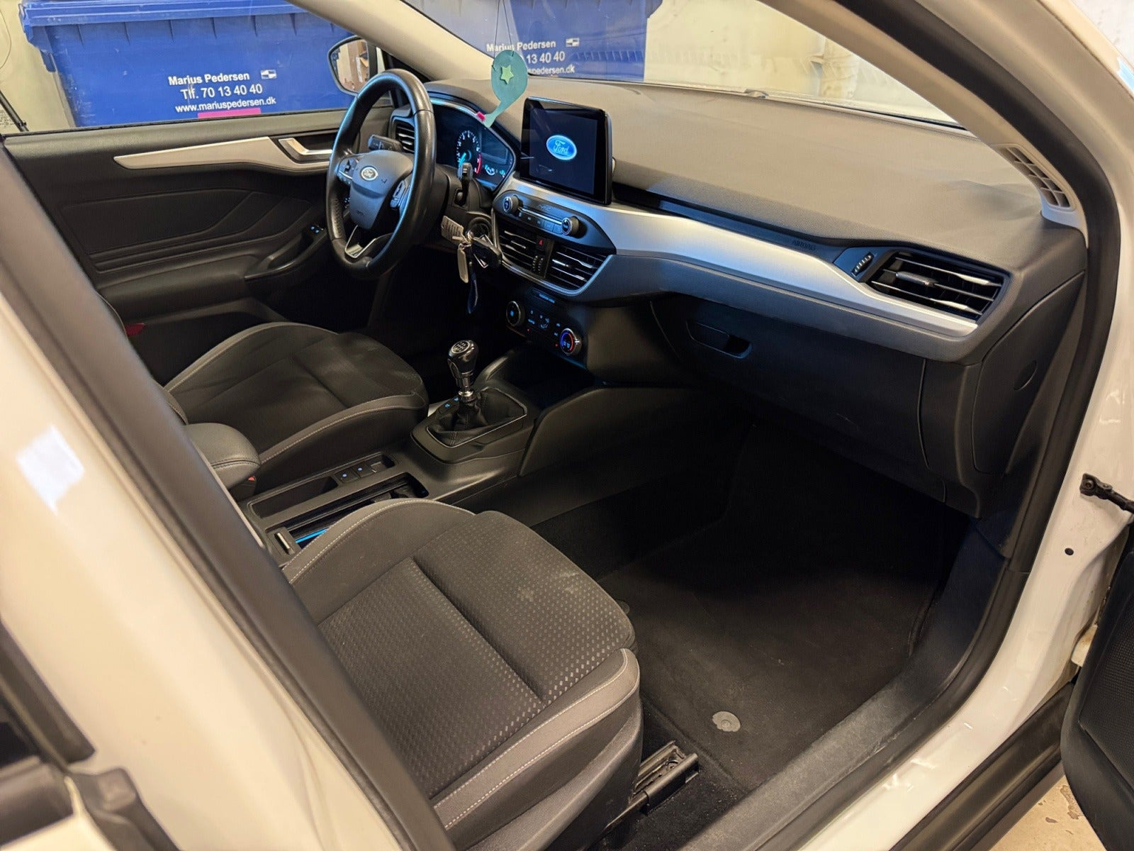 Hvid Ford Focus fra 2019