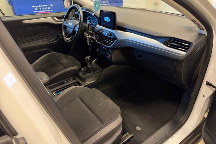 Hvid Ford Focus fra 2019