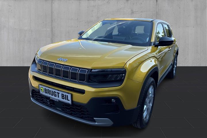 Gul Jeep Avenger fra 2025