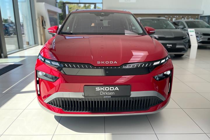 Rød Skoda Enyaq fra 2026
