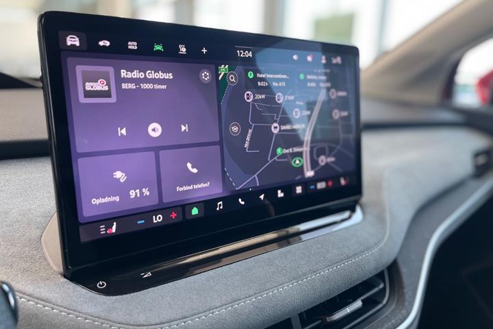 Rød Skoda Enyaq fra 2026